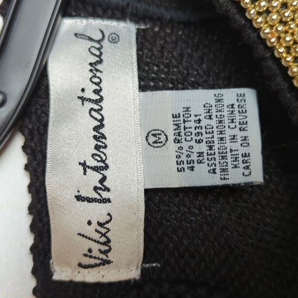 Vintage Sweater with 3-D Floral Beading - Picture 3 of 6